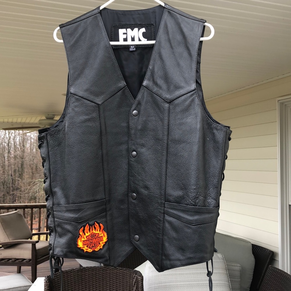 FMC leather Men’s Vest